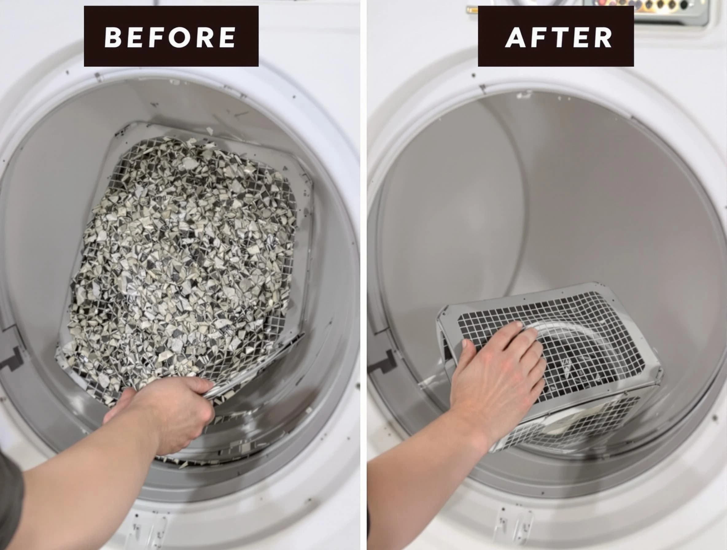 Professional lint trap cleaning by Tecumseh Dryer Vent Cleaning in Tecumseh