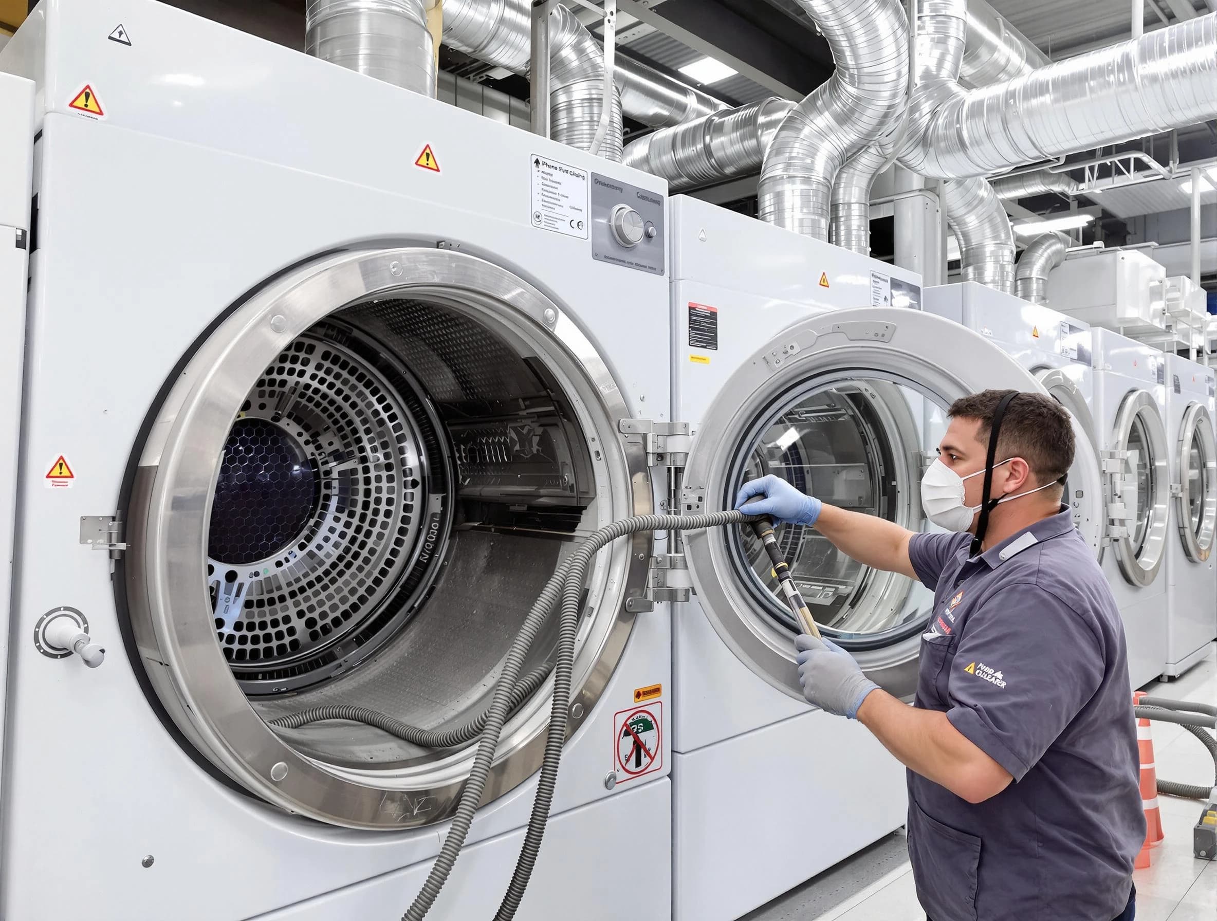 Industrial-grade dryer vent cleaning by Tecumseh Dryer Vent Cleaning in Tecumseh