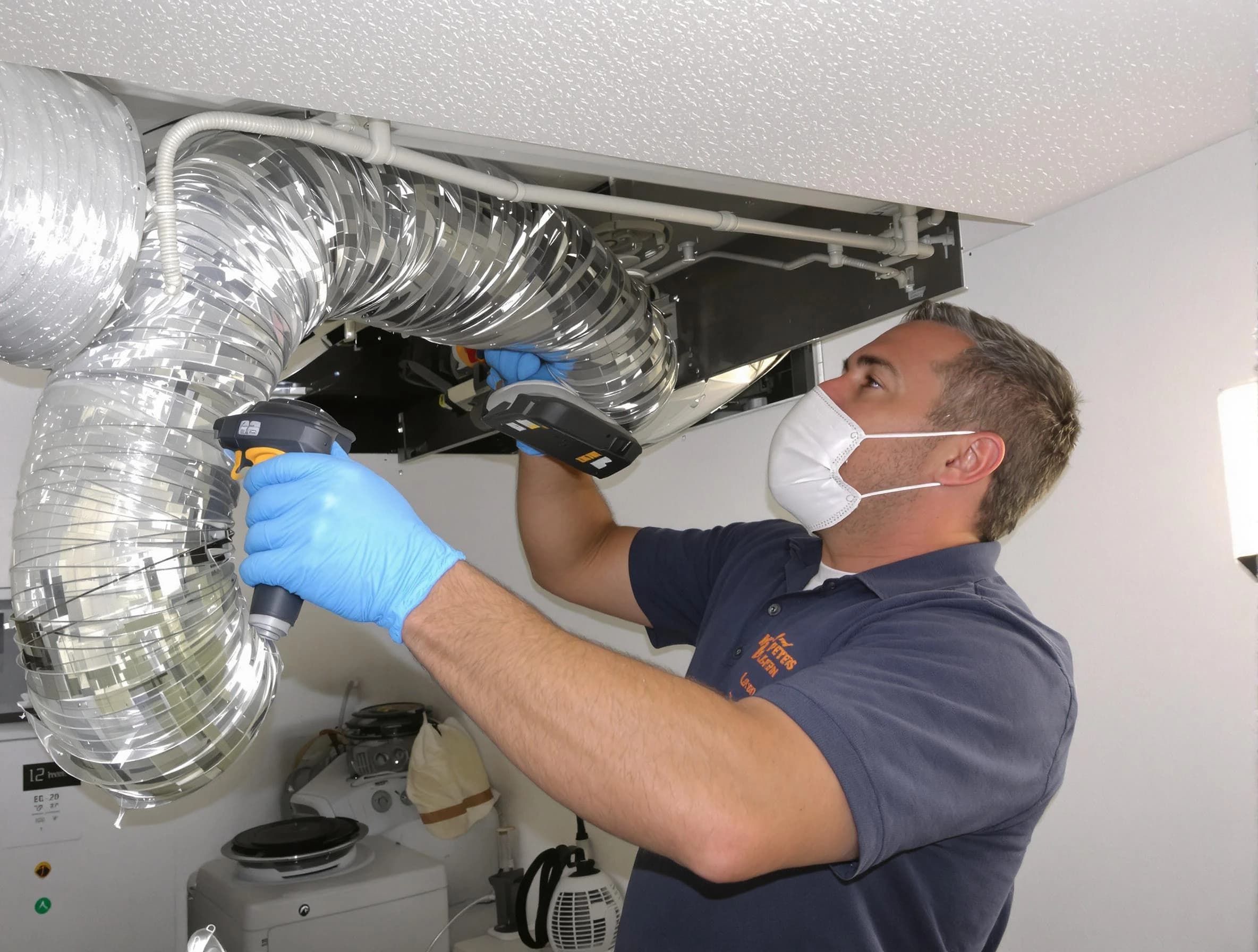 Tecumseh Dryer Vent Cleaning professional performing thorough residential dryer vent cleaning in Tecumseh