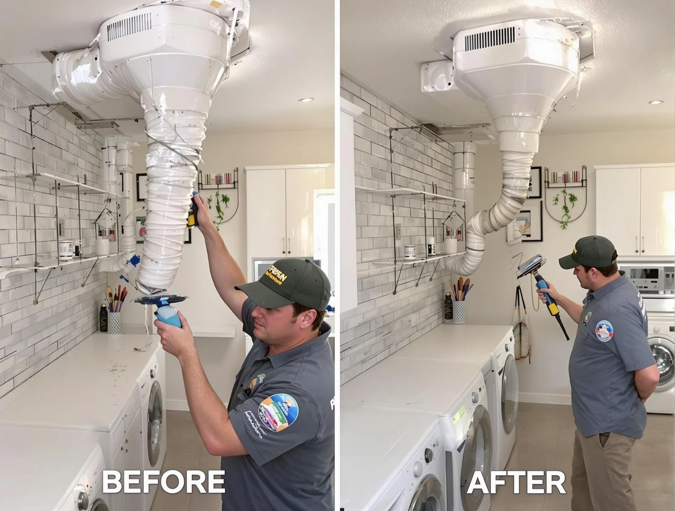 Professional dryer exhaust vent cleaning by Tecumseh Dryer Vent Cleaning in Tecumseh