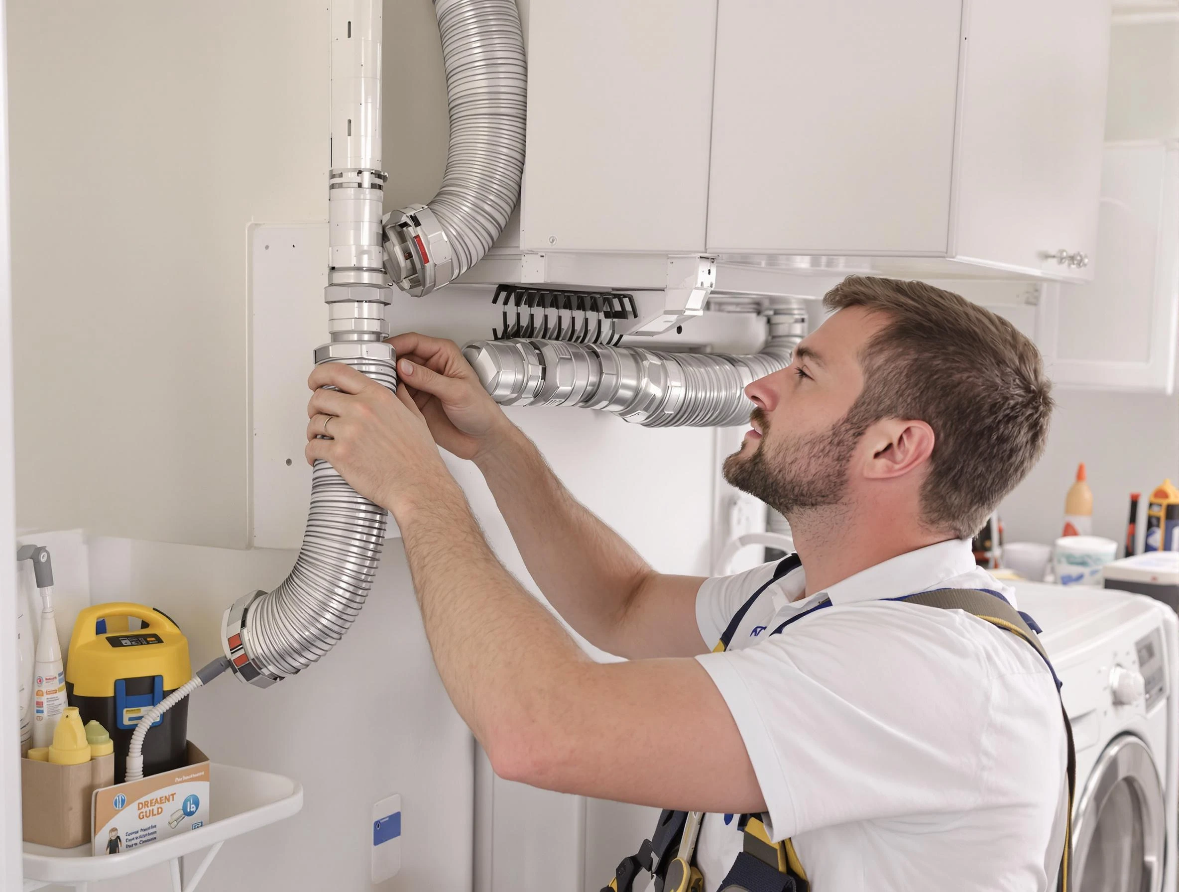 Professional dryer vent repair and installation by Tecumseh Dryer Vent Cleaning in Tecumseh