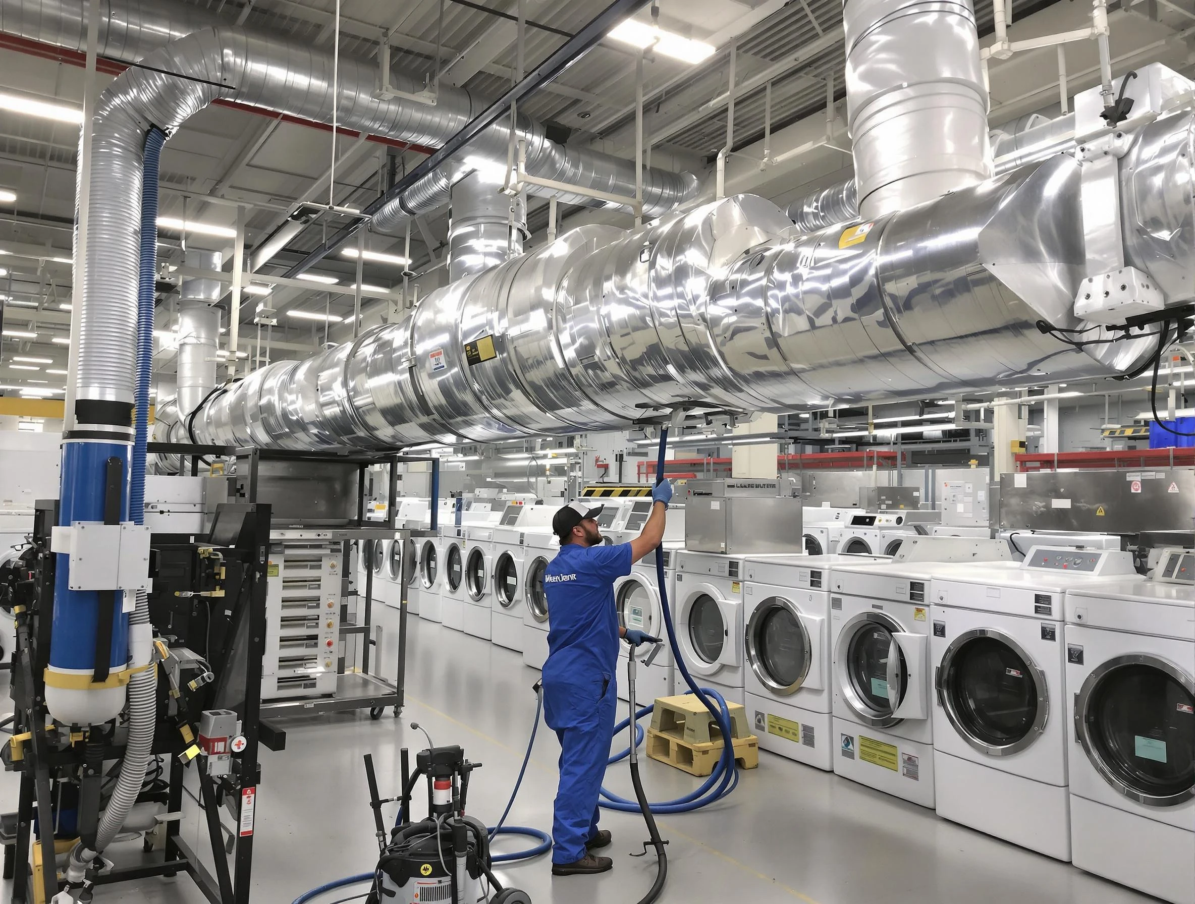 Tecumseh Dryer Vent Cleaning team performing heavy-duty industrial dryer vent cleaning in Tecumseh